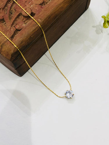 Minimalist Stone Golden Chain
